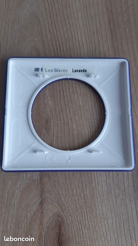 LEGRAND - Plaque de finition Céliane 1 module - Blanc Emaillé - Réf