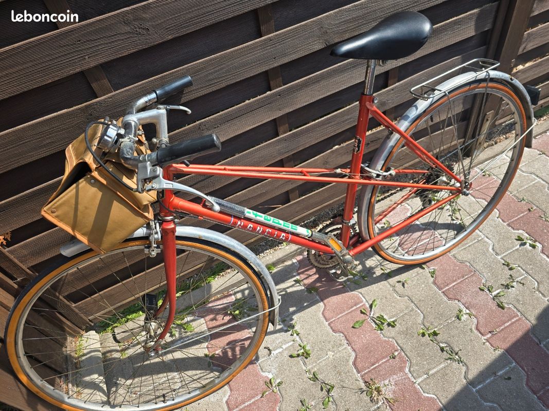 Vélo Course Vintage Nancia Années 70 – Cadre Acier Vert
