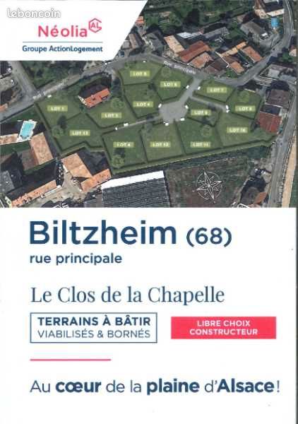 Terrain 437 m² · à Biltzheim · 105 745 €