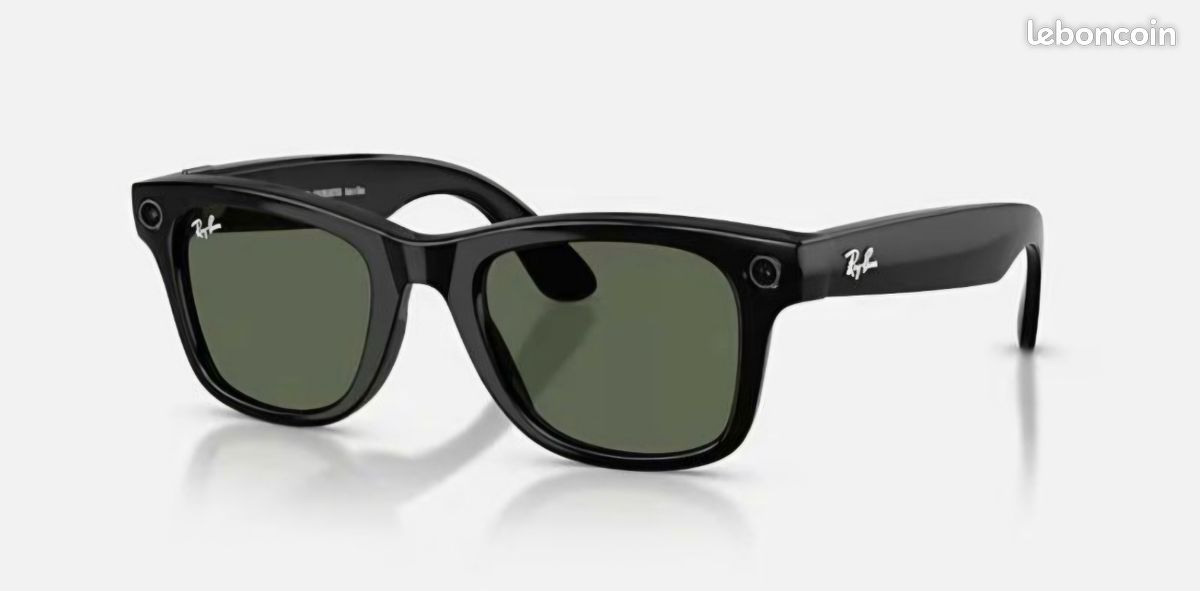 Ray-Ban Meta Gen 2 Wayfarer Large – Noir Brillant – Verres Solaire– Neuf (image 2)