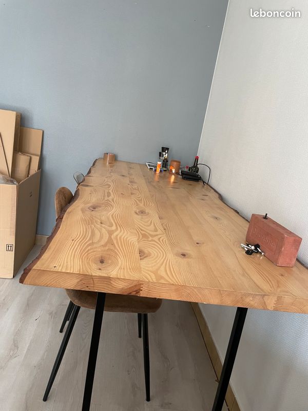 Table en bois / plateau en bois (image 2)