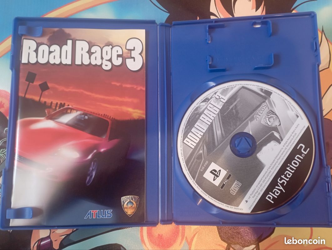 Jeu Road Rage 3 Pour PlayStation 2 (PS2) - Édition PAL, Course/action, Manuel Inclus, état Correct