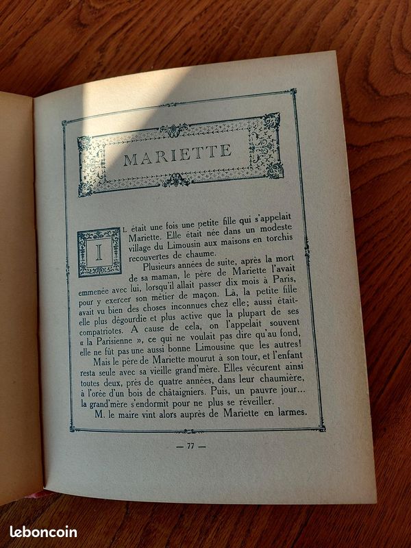 Livre Petites filles de la vielle France de Ostroga (image 3)
