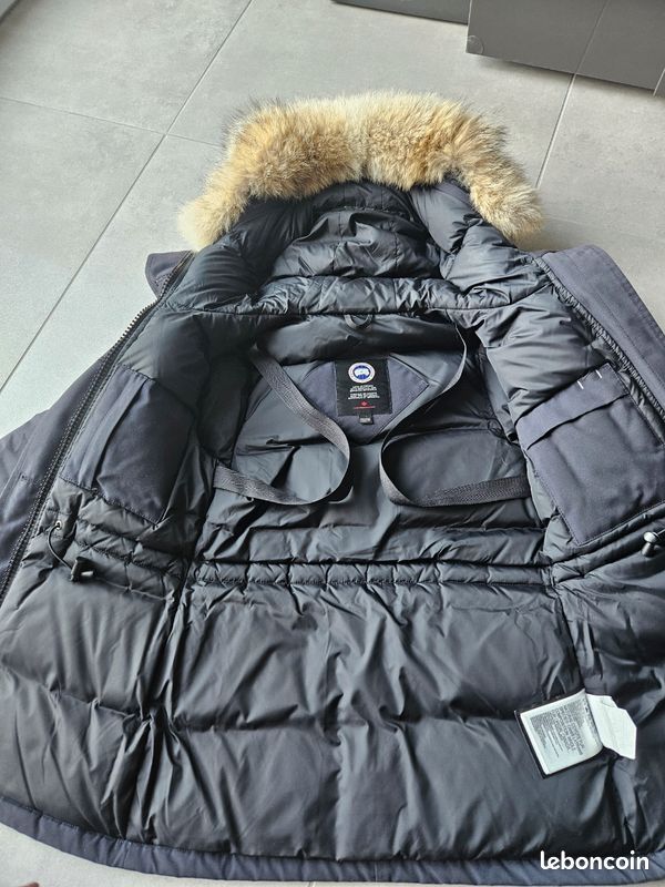 Parka femme bleu marine Canada Goose (image 5)