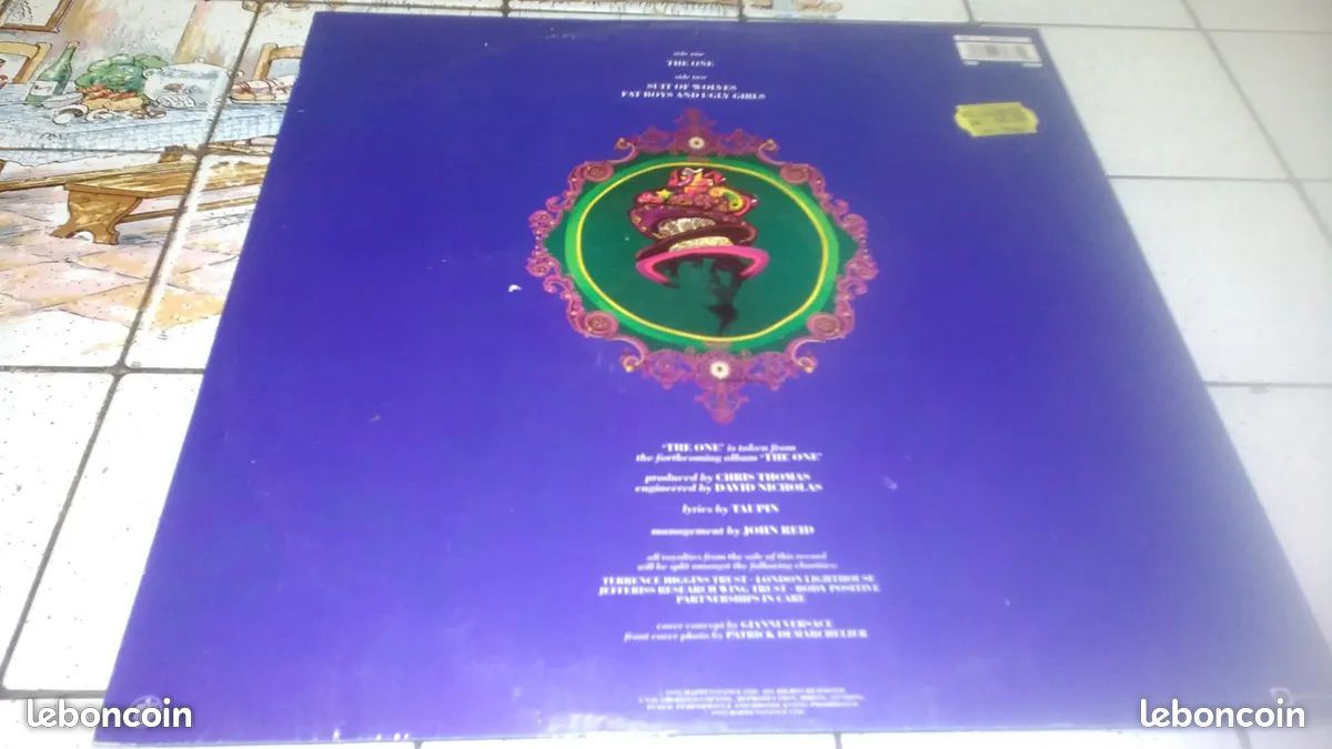 Vinyle : 45 Tours Géant ELTON JOHN ( 1992 ) (image 2)