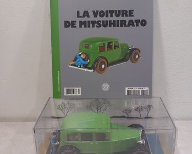 22) LA VOITURE DE MITSUHIRATO - VOITURES DE TINTIN - COLLECTION HACHETTE 1/24