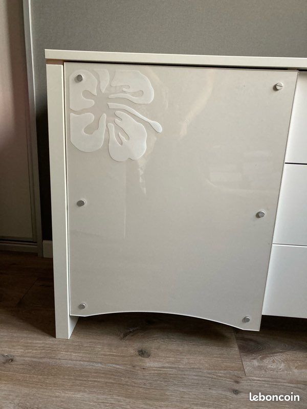 Commode blanche Gautier (image 4)