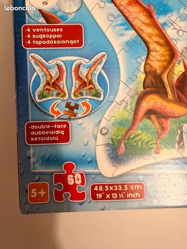 Puzzle Dinosaure pour Fenêtre – Déco Originale (ID 404) (image 2)