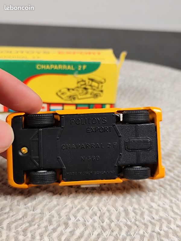 Miniature POLITOYS Chaparral 2F Art 560 - 1/43 - Pour Pièces Ou Réparation