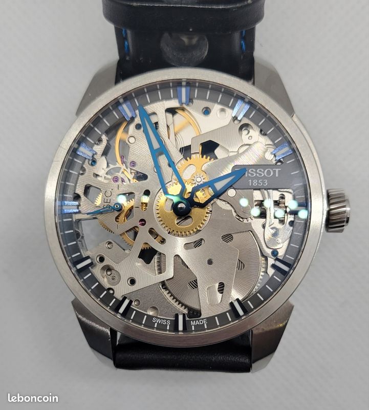 Tissot Montre Avec Complication Montre Mécanique Squelette Tissot