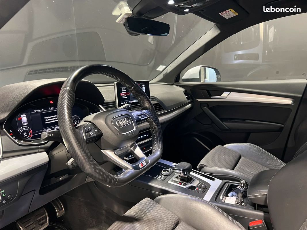 Audi q5 2.0 tdi 190 ch quattro s-line / camera / hayon elec / keyless go / carplay (image 11)