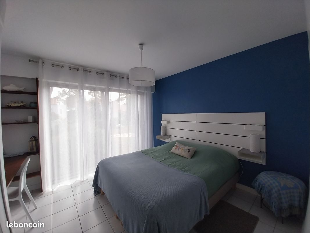 VILLA LES SANTOLINES - PARC CLEMENCEAU- 2 min de la plage- sous les pins - 6/8 pers - 3 chambres (image 8)