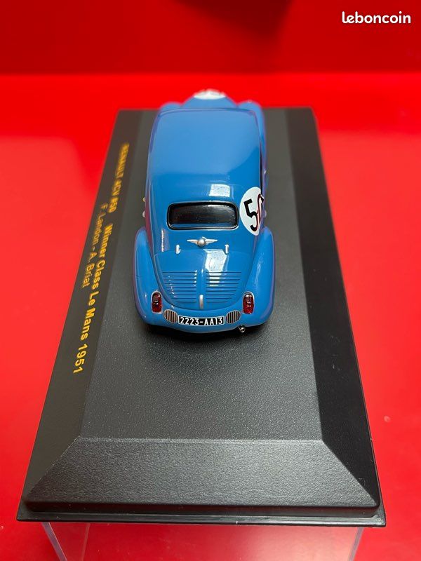 Miniature Spark 1/43 – Renault 4CV Le Mans 1951 – Boîte D’origine (AG G13)
