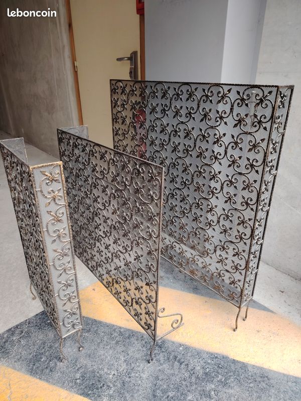 Gris cache radiateur fer forgé (image 11)