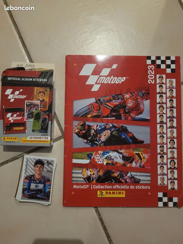 Panini Moto GP 2023 Sticker - Album 2 Displays (=100 Tüten