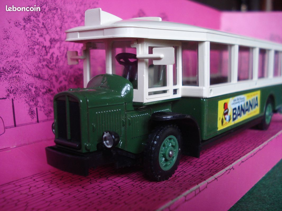 Lot 5 Bus Militaires Solido 1/50 - Renault TN6C Vert Kaki - Transport Troupes