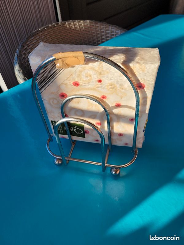 Porte serviette de table + serviettes (image 3)