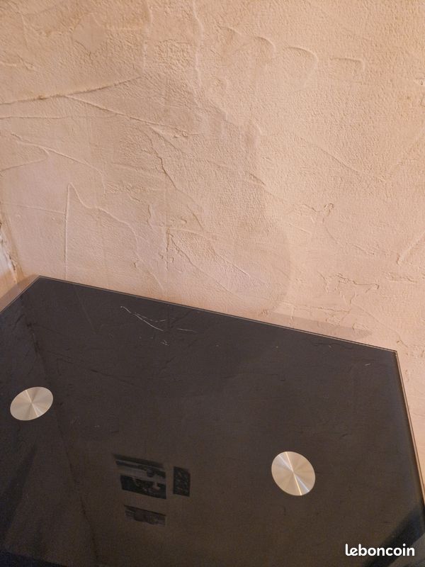 Bureau en verre avec tiroirs rangement (image 3)