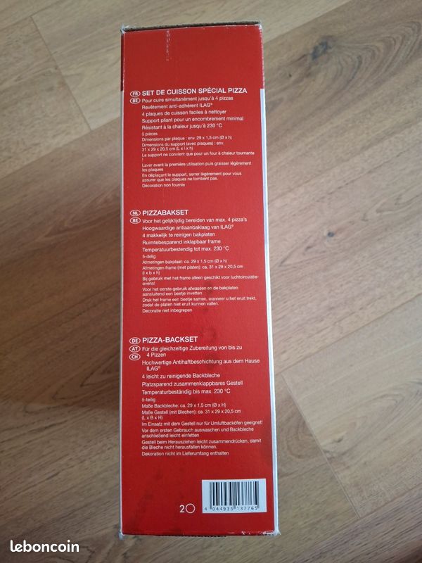 Set de cuisson spécial pizza – 5 pièces (image 3)