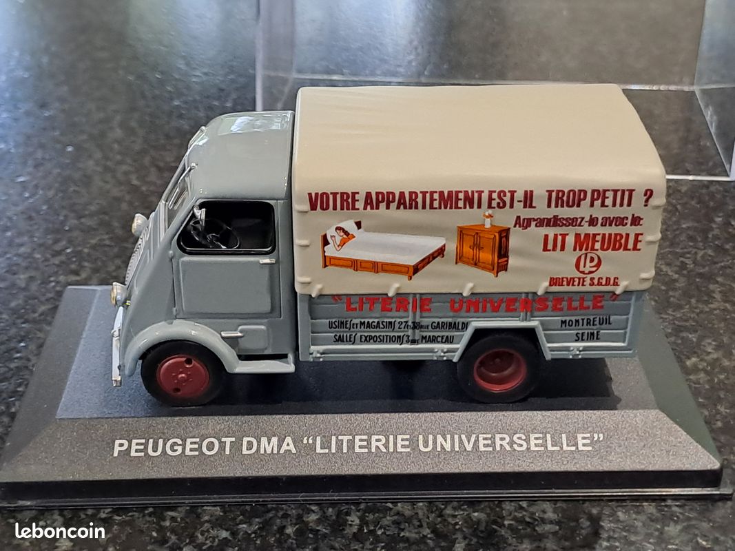Modèle Réduit Peugeot DMA "Literie Universelle" - Échelle 1:43 - Altaya - Neuf