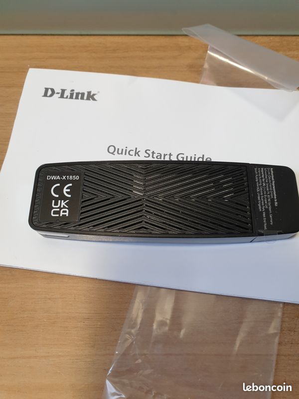 Clé Wi-Fi 6 USB 3.0 Compast – 1800 Mbps, Double Bande 2.4/5Ghz, Dongle 802.11AX, Neuf
