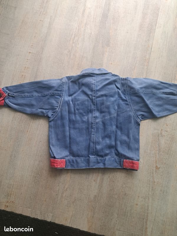 Veste en Jean colorée - TAILLE 12MOIS - TRÈS BON ÉTAT- 100% COTON (image 3)