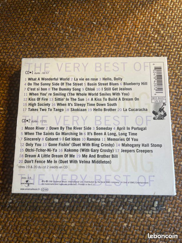 Coffret the very Best of Louis Armstrong (image 2)