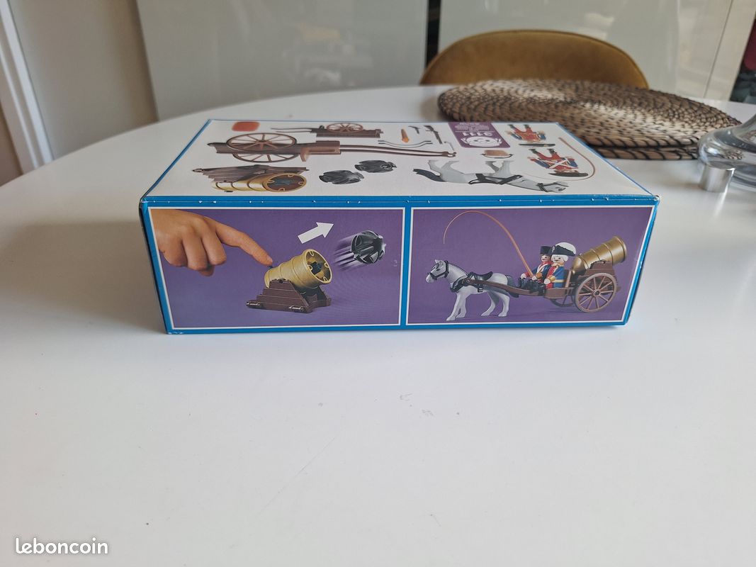 Playmobil Soldat Français Canonnier – Réf. 3111, Neuf Scellé