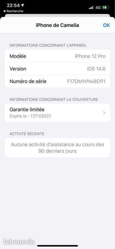 Iphone 12 pro 128 giga (image 1)