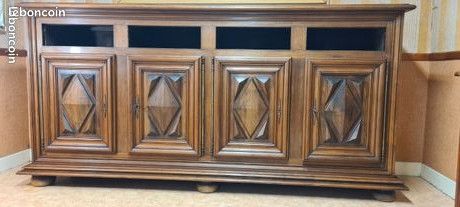 Enfilade en noyer style Louis XIII (image 9)
