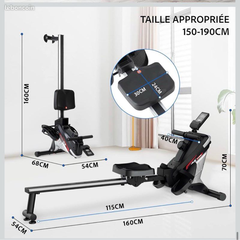 Écran De Remplacement Pour Rameur – Modèle JP067B – Bluetooth – NEUF