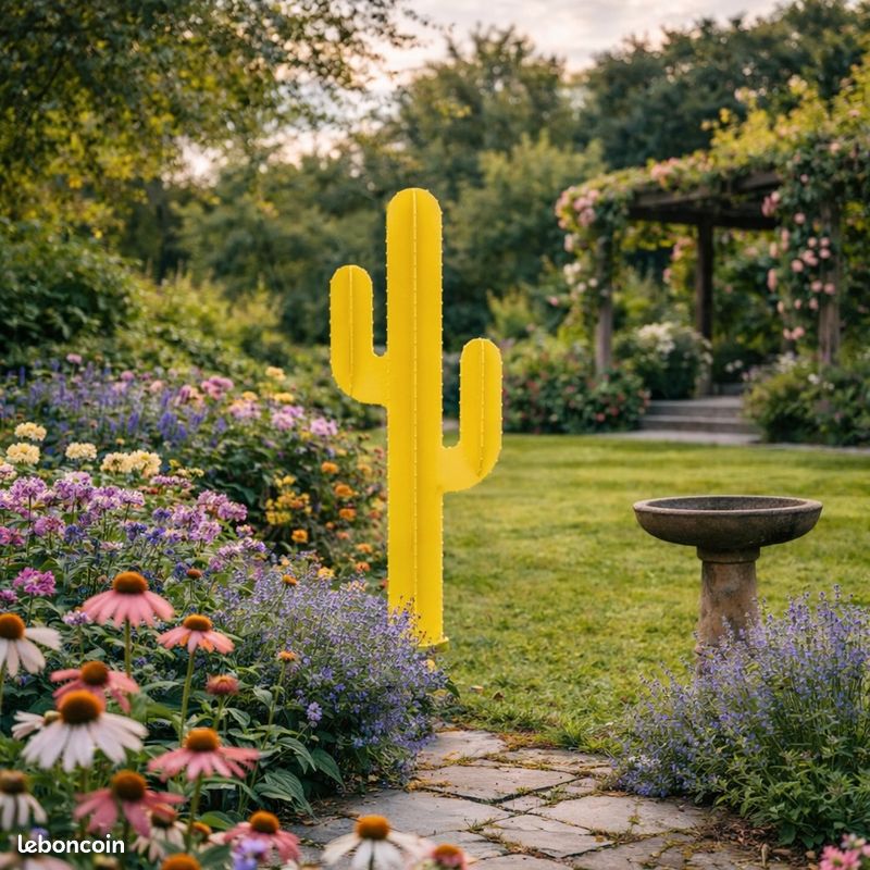 Cactus Décoratif Métal Acier Design Jardin 🧱 (image 4)