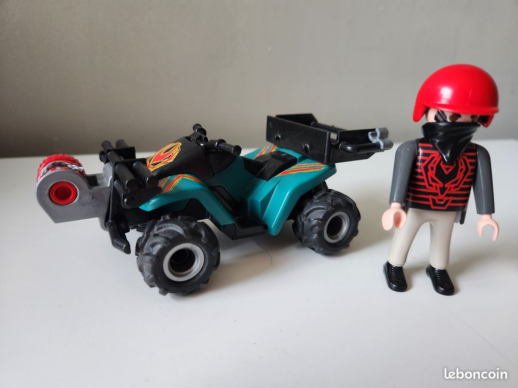 Voleur en quad playmobil Jeux Jouets