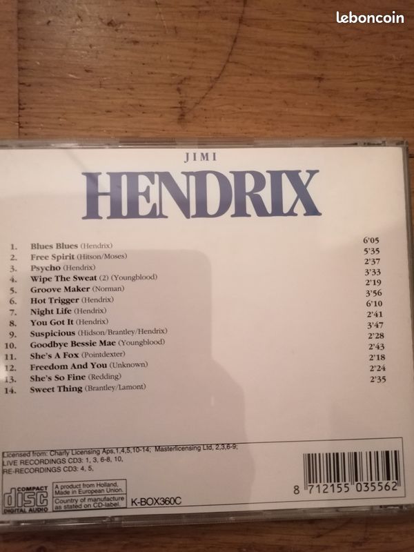 3 CD Jimi Hendrix occasion (image 3)