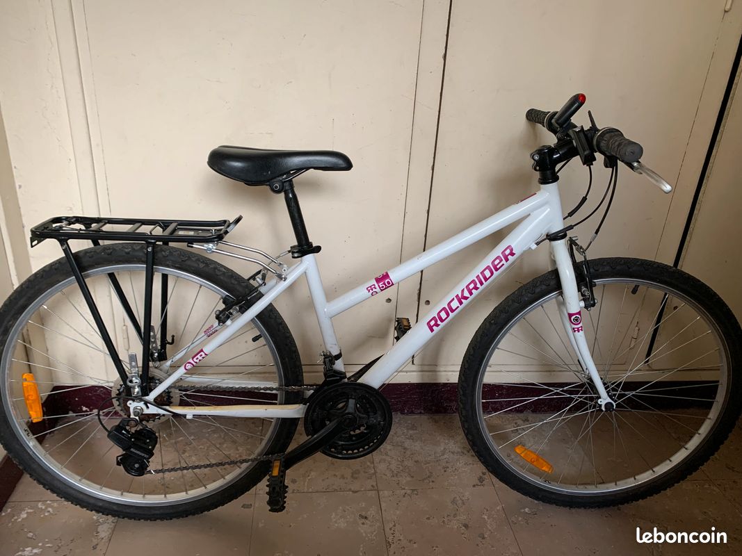 Rockrider Velo Vtt Grosse Roue Vélo Vtt Rockrider Roue Avant Vtt 26 Pouces Decathlon VTT Vélo Tout Terrain  Decathlon