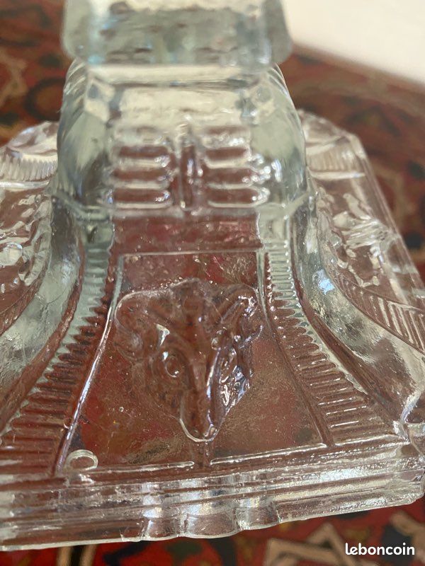 Bougeoir en verre portieux (image 5)