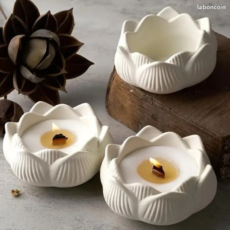 Moule Pot Lotus 3D & Support - Créations DIY & Décoration Élégante