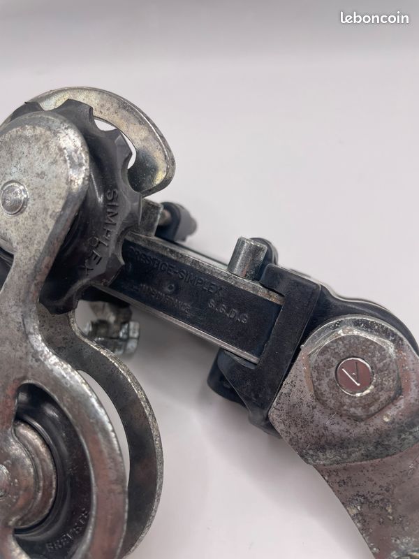 DÉRAILLEUR ARRIÈRE VINTAGE SIMPLEX TOURIST 303 - À chaînette - France 1940/50s EUR 49,90 - FR