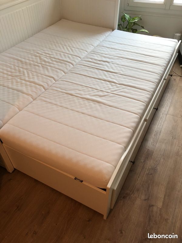 Lit banquette Hemnes IKEA blanc (image 3)