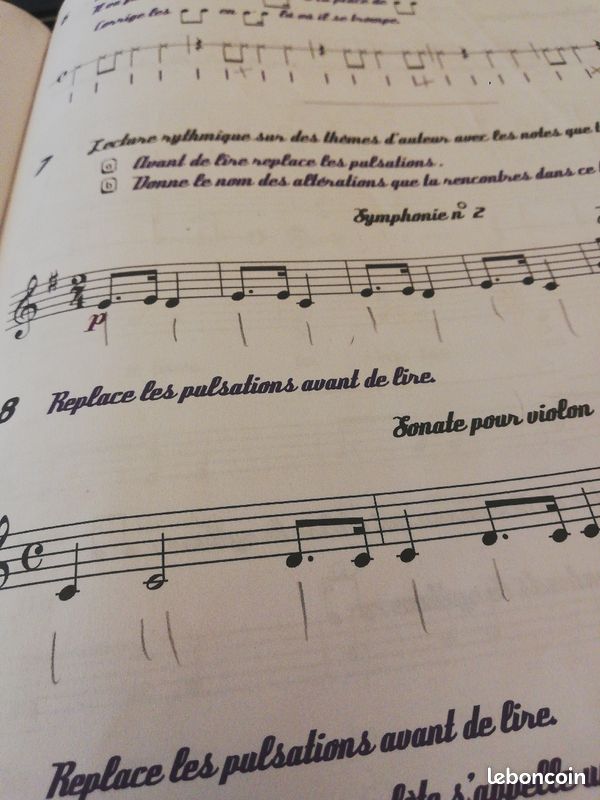 Pro FM débutant (Editions musicales A.B.) - méthode formation musicale, solfège (image 7)