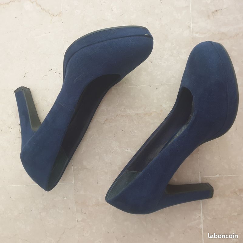 Escarpins bleu marine (image 3)