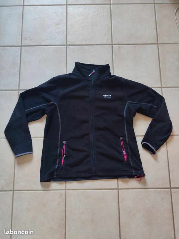 Veste Polaire Rose Regatta Professional Pour Femme - Taille 10 - Légère, Fermeture Zip (Occasion Parfait état)