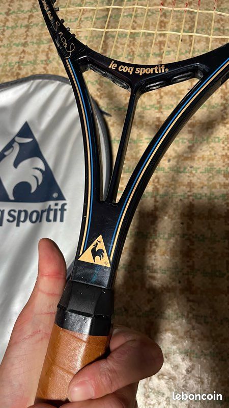 Raquette De Tennis Vintage Le Coq Sportif – Noah TS-25 – Modèle Yannick Noah – Rare