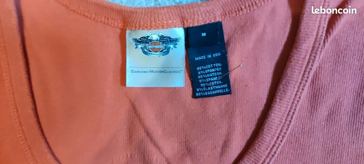 T-shirt femme Harley Davidson taille M (image 3)