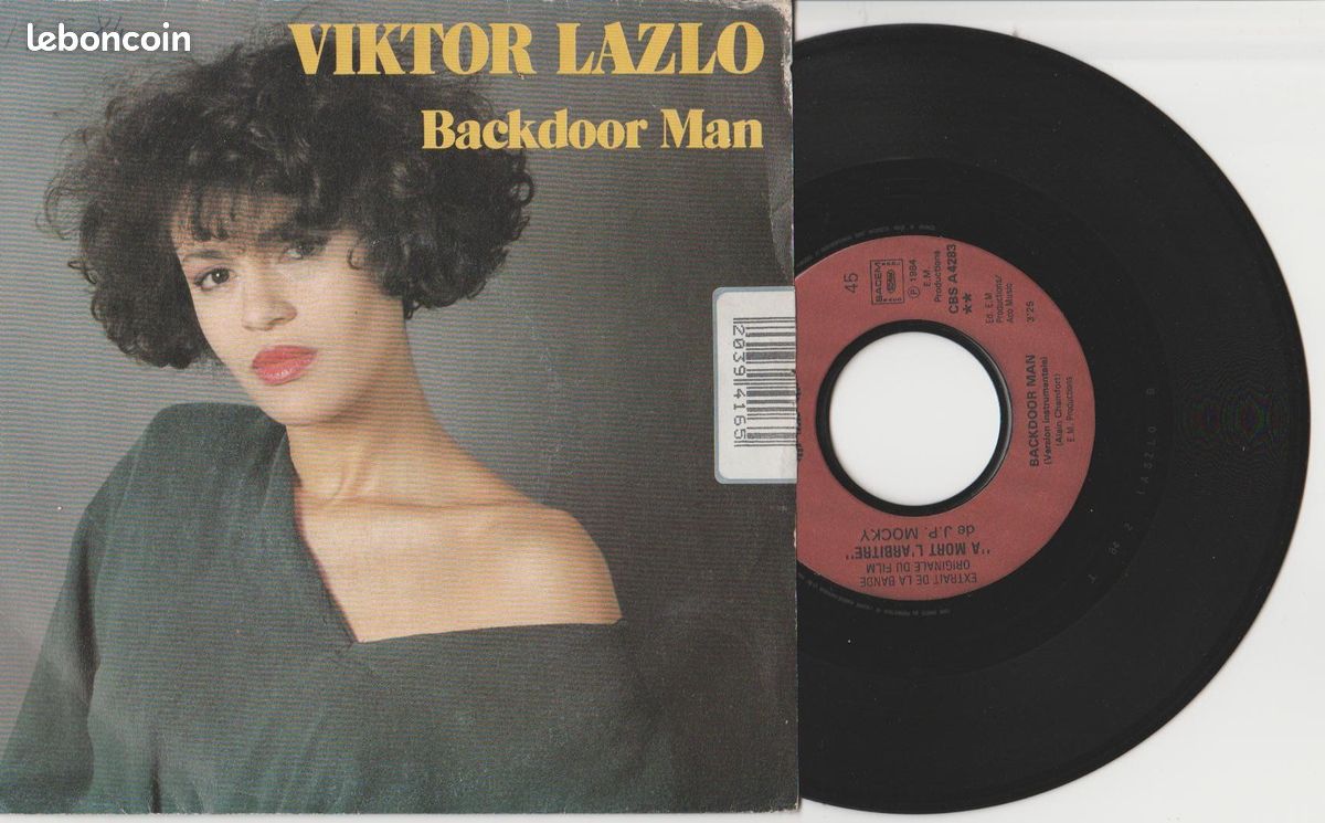 Viktor LAZLO - Backdoor Man – 45 tours (image 1)