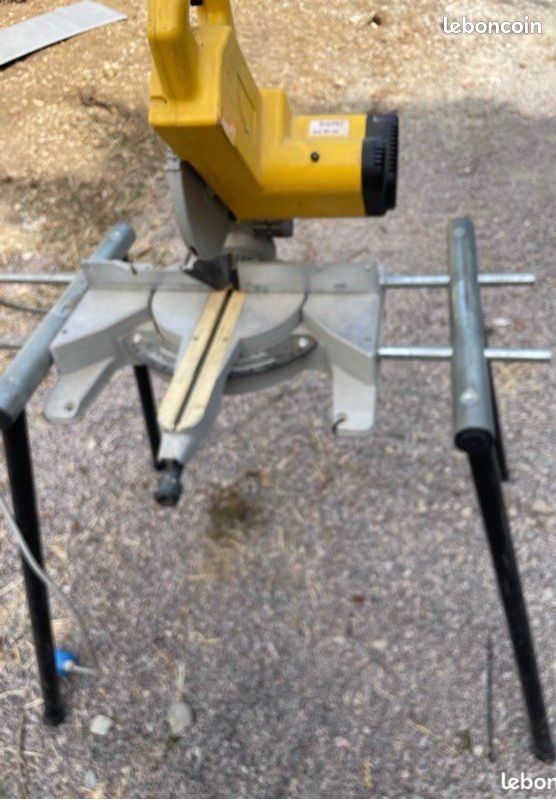 Scie à onglet radiale DeWalt DW707 + Piétement (Support) (image 3)