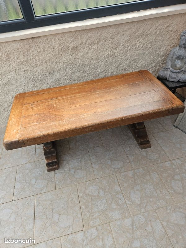 Table basse chêne (image 1)