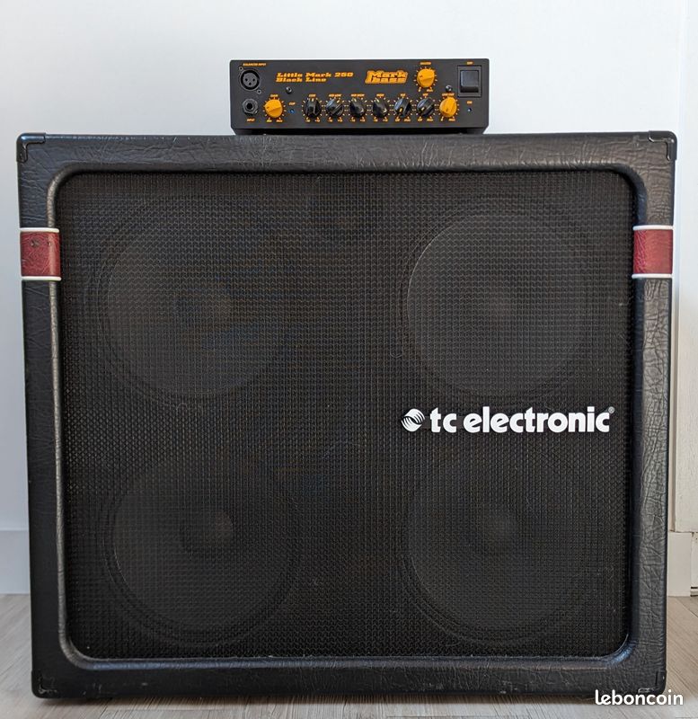 Ampli basse MarkBass Little Mark 250 BlackLine + Baffle TC Electronic K 410 (image 1)