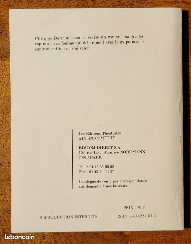 Livret théâtre "Les copines", de Pierre CHESNOT (Art et Comédie) (image 2)
