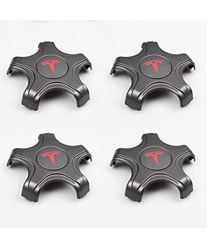 4pcs Capuchon de Centre de Roue pour Tesla Model 3 Enjoliveurs